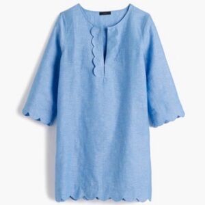 J Crew Factory Scalloped tunic cover-up - size small